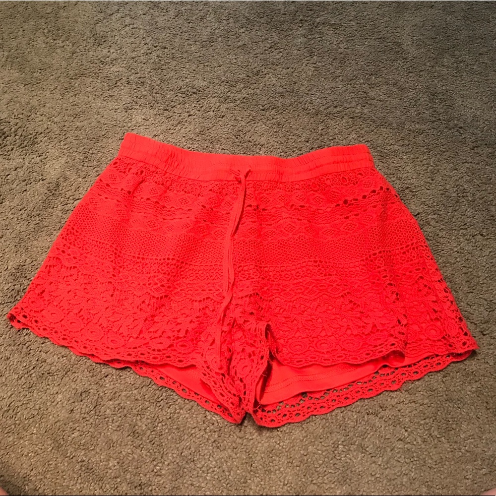 Crochet shorts